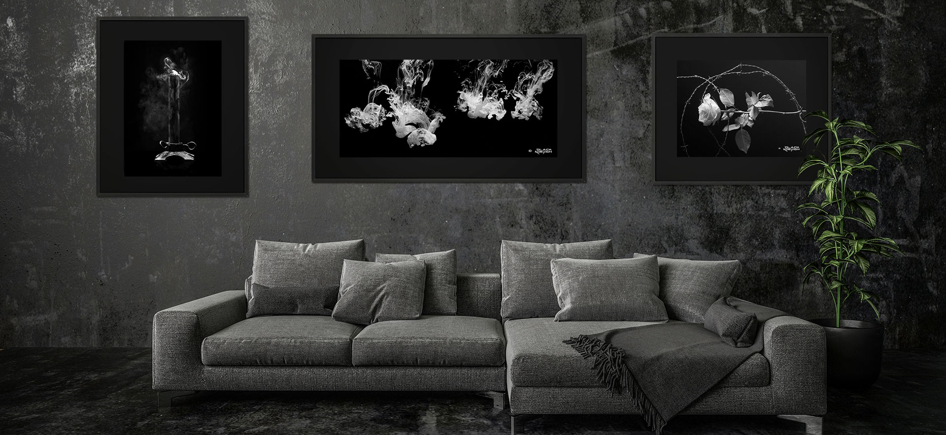 Fotokonst - inspireras av svartvita motiv på Balck & Design.