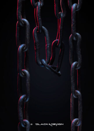50 chains of pain - foto på kättingar från kategorin Darker på Black & Design.